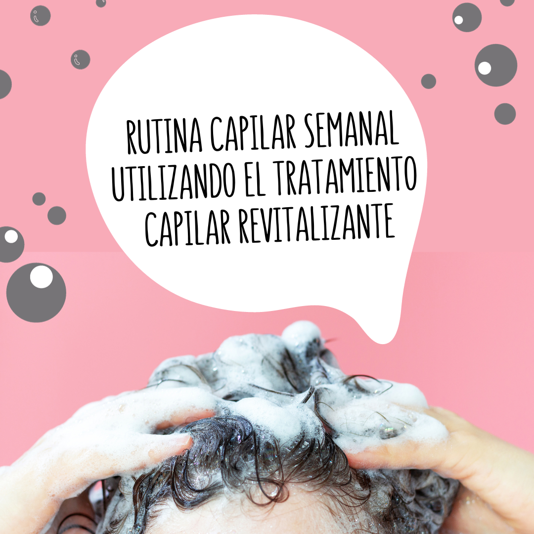 Rutina Capilar Semanal utilizando el Tratamiento Capilar Revitalizante