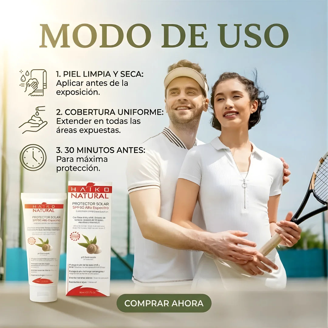 SPICY | Protector Solar SPF 60 con Extracto de Caracol, Aloe Vera, Té Verde y Vitamina E - 80g | Alta Protección y Ayuda a Atenuar Manchas en la Piel | Libre de Parabenos (Copia)
