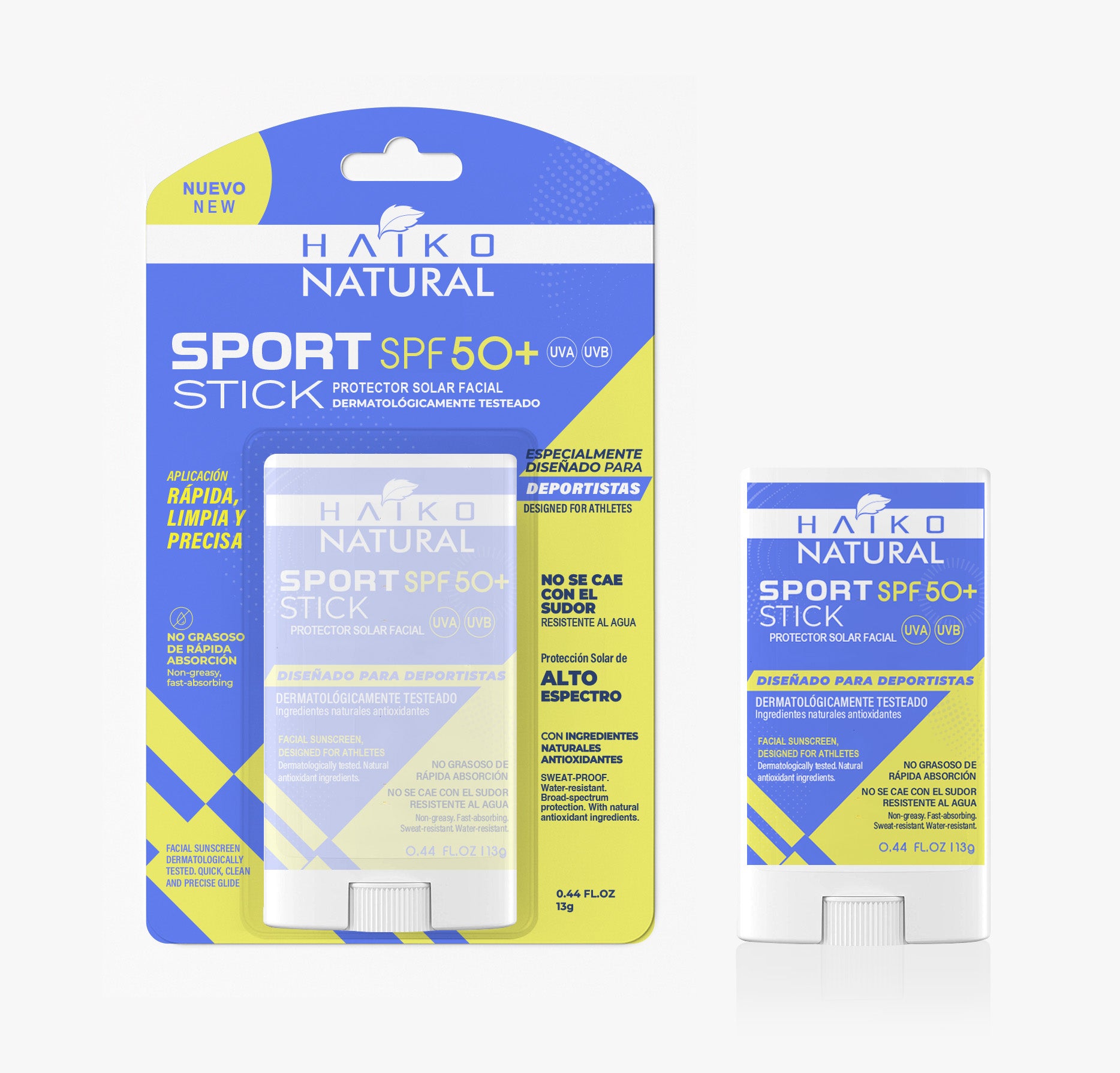 Protector Solar Stick SPORT SPF 50+ | Resistente al Sudor y Agua