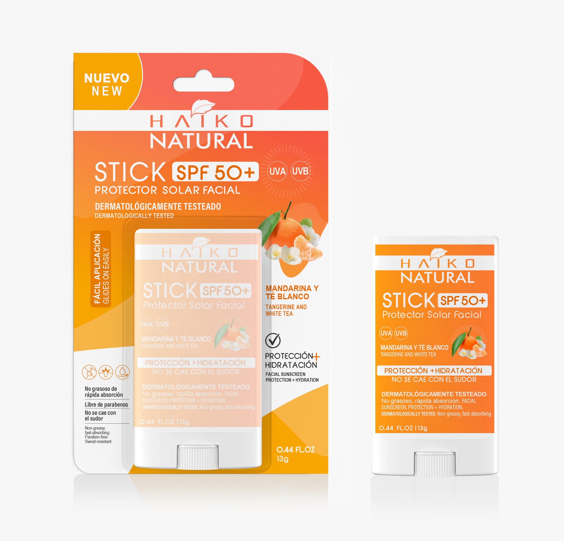 Protector Solar Facial Stick SPF 50+ | Portátil y Fácil de Aplicar