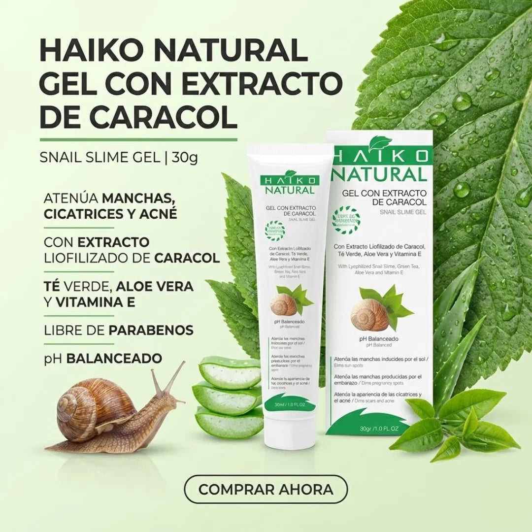 SPICY | Gel con Extracto de Caracol- 30g | Mejora la Apariencia de Manchas y Cicatrices | Libre de Parabenos (Copia)