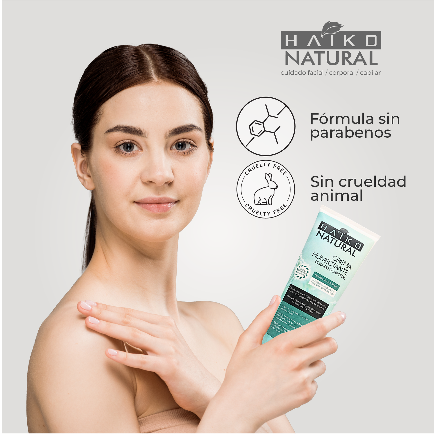 Crema Humectante Corporal con Filtros Solares, Caléndula, Aloe Vera, Elastina y Colágeno - 250g | Hidratación Profunda y Protección UV | Libre de Parabenos