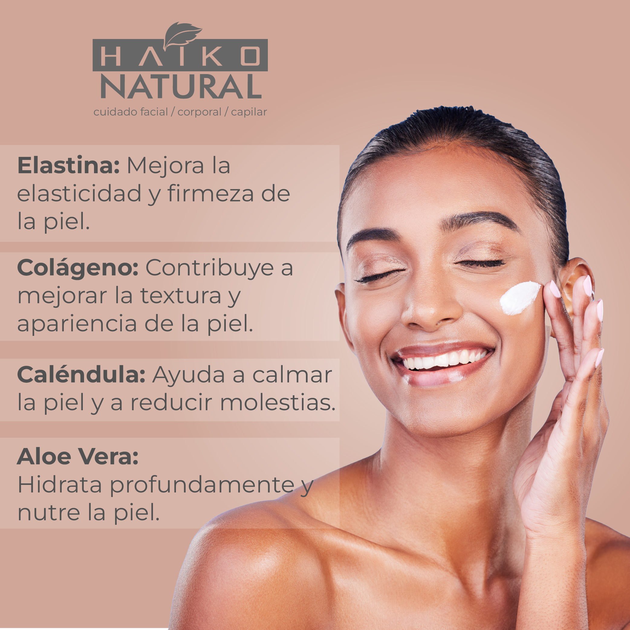 Crema Humectante Cuidado Facial con Filtros Solares - 50g | Hidratación Profunda y Protección UV | Libre de Parabenos /