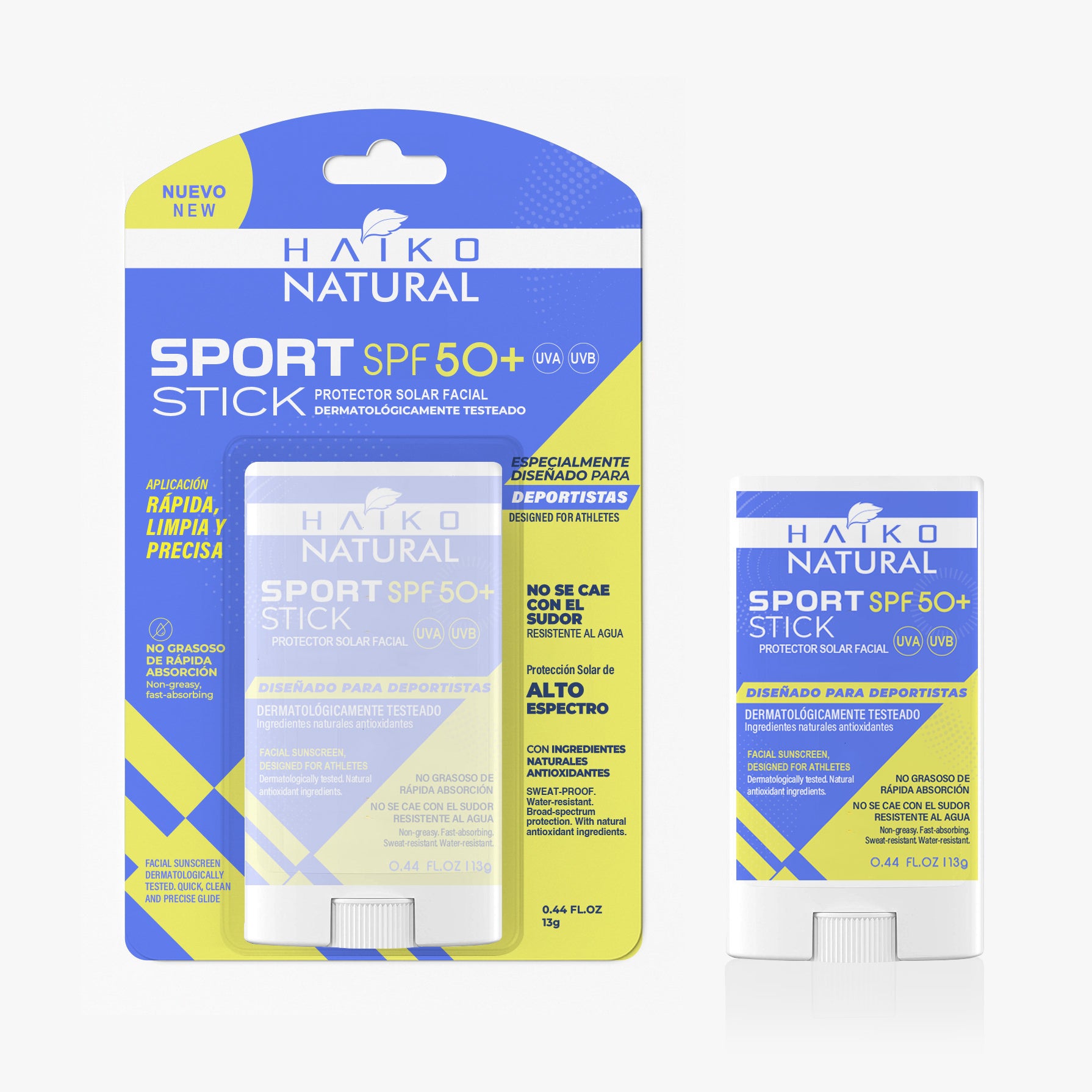Protector Solar Stick SPORT SPF 50+ | Resistente al Sudor y Agua