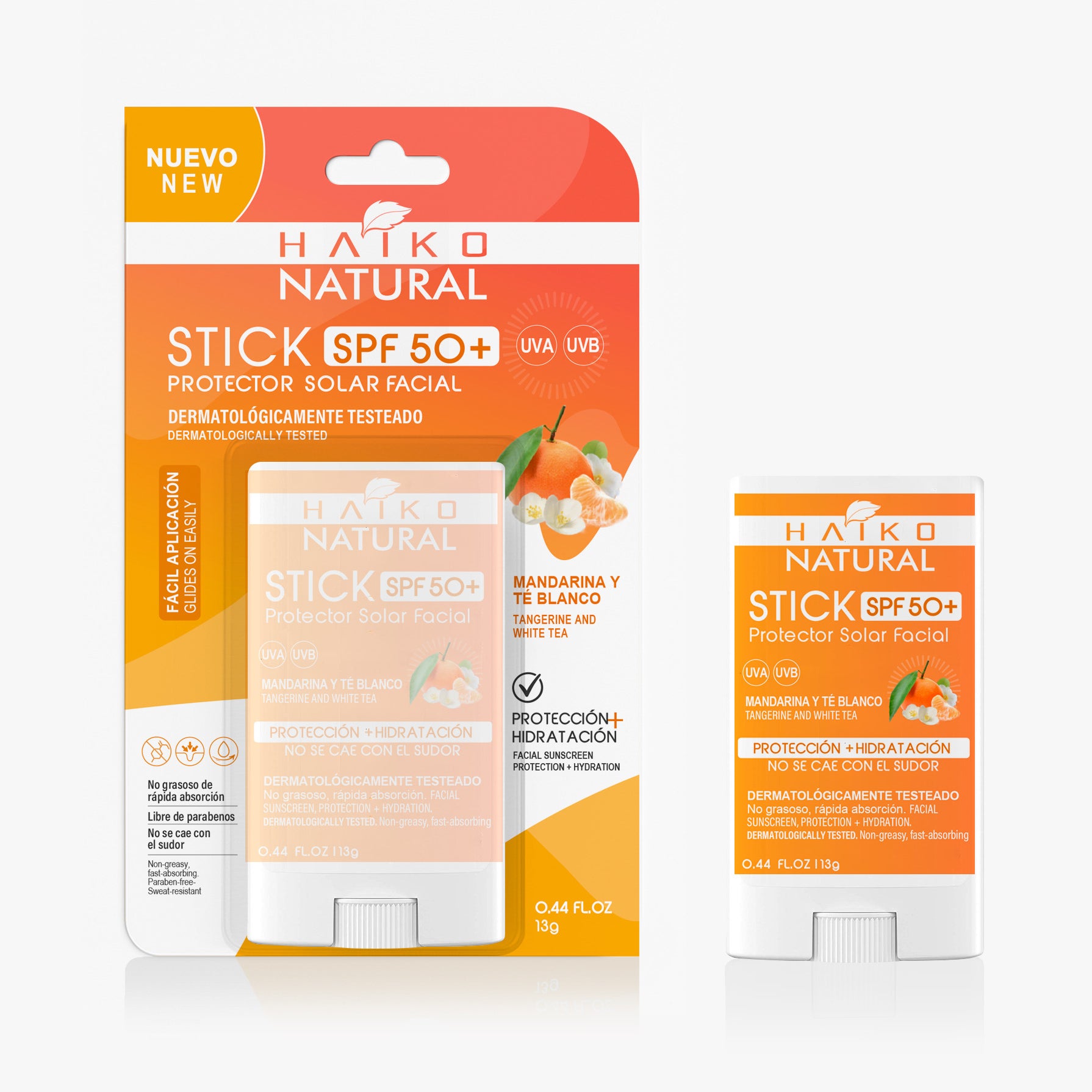 Protector Solar Facial Stick SPF 50+ | Portátil y Fácil de Aplicar
