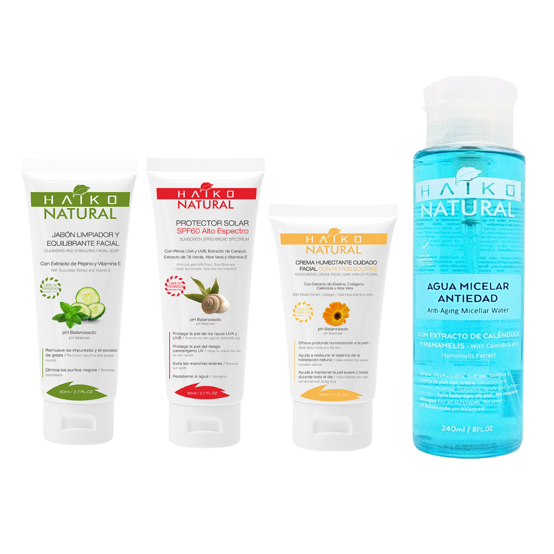 Rutina Básica Facial: Limpieza, Hidratación y Protección Esencial | Cuidado Diario para una Piel Saludable y Radiante