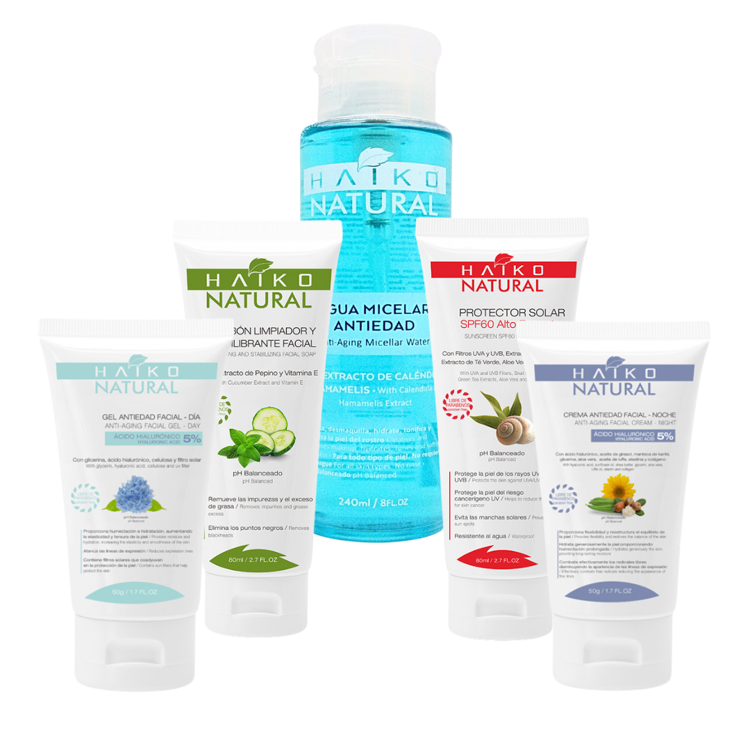 Rutina Antiedad Correctiva: Limpieza, Regeneración y Protección Completa | Repara Líneas de Expresión y Revitaliza Tu Piel
