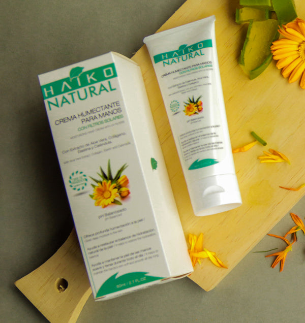 Crema Humectante para Manos con Filtros Solares, Elastina y Colágeno - 80g | Hidrata y Ayuda a Proteger la Piel | Libre de Parabenos