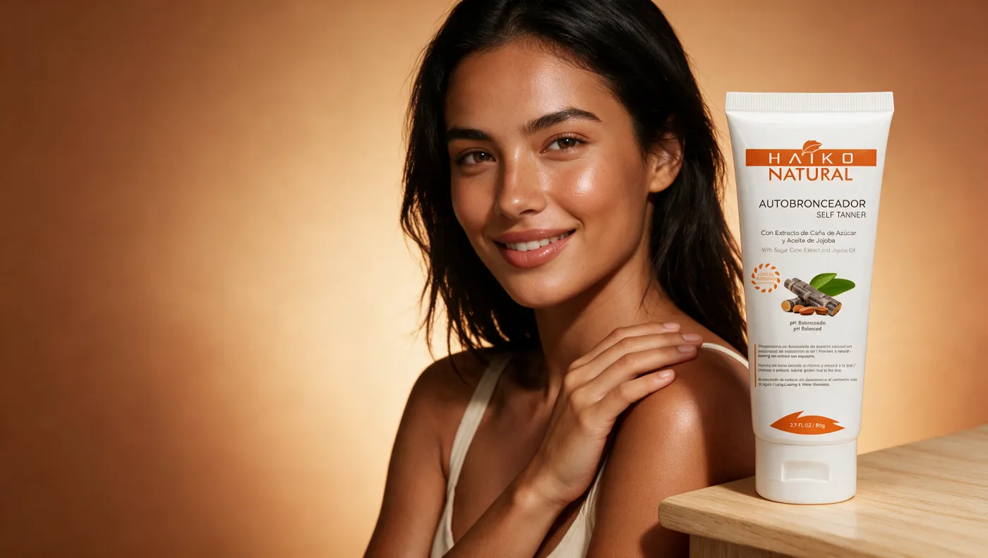 Autobronceador Natural con Extracto de Caña de Azúcar y Aceite de Jojoba