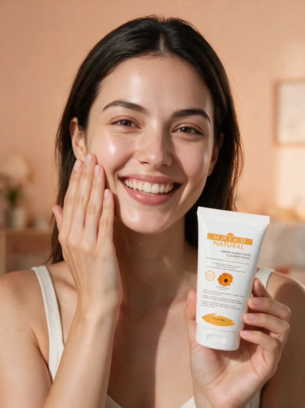 Crema Humectante Cuidado Facial con Filtros Solares