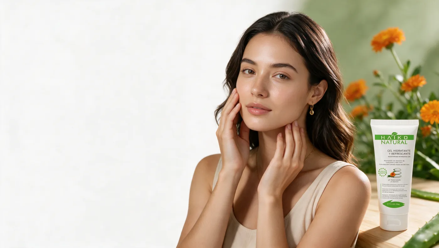 Gel Hidratante y Refrescante con Extracto de Caléndula y Aloe Vera