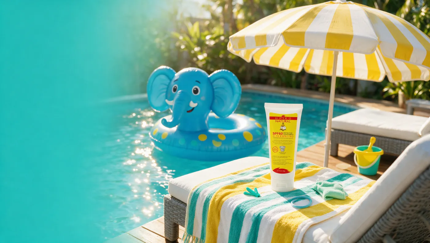 Protector Solar para Niños SPF60 con Nutrientes Vegetales