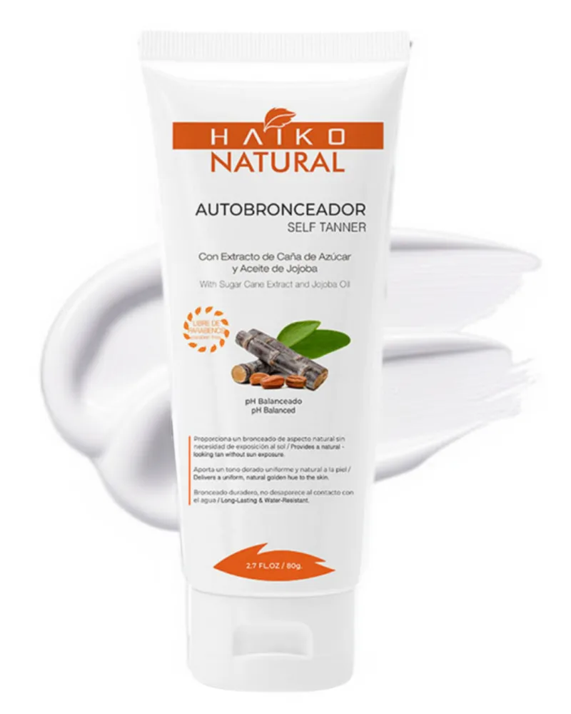 Autobronceador Natural con Extracto de Caña de Azúcar y Aceite de Jojoba
