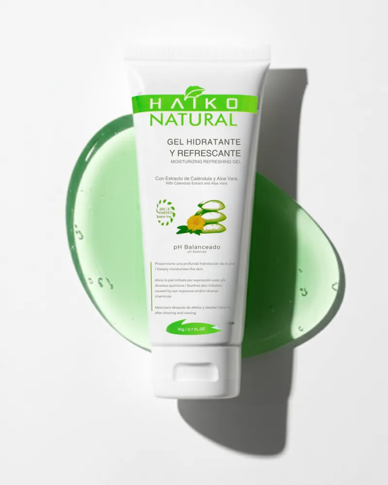Gel Hidratante y Refrescante con Extracto de Caléndula y Aloe Vera