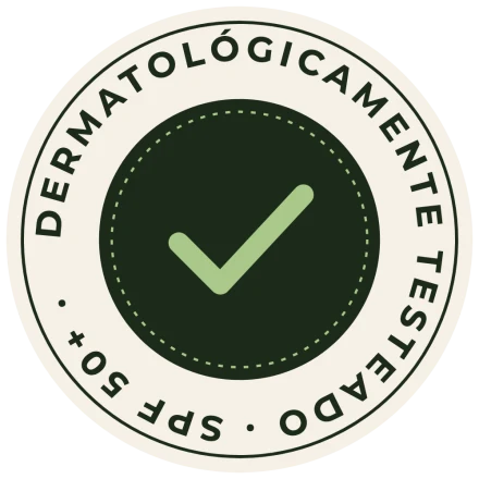 Dermatológicamente testeado · SPF 50+